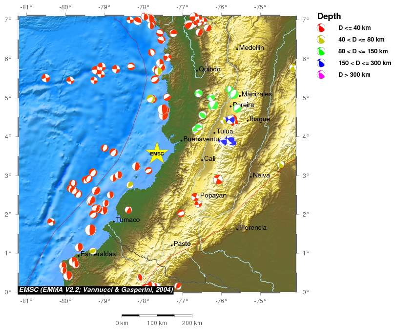 Regional moment Tensor