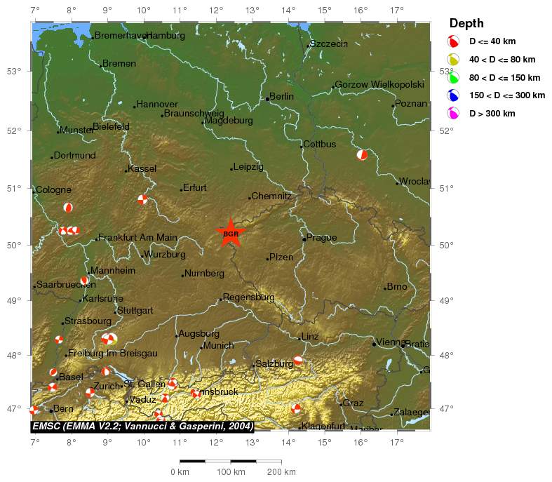 Regional moment Tensor