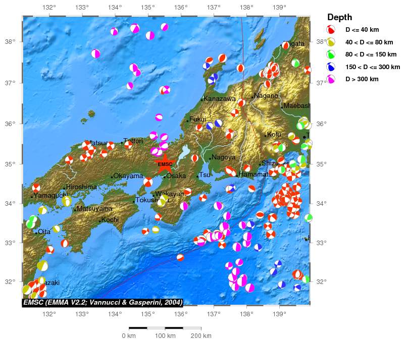 Regional moment Tensor