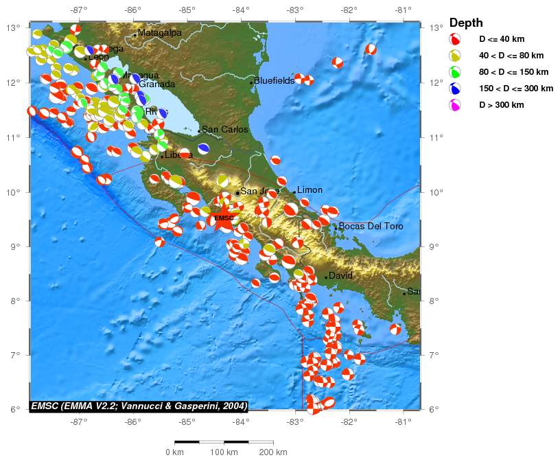 Regional moment Tensor