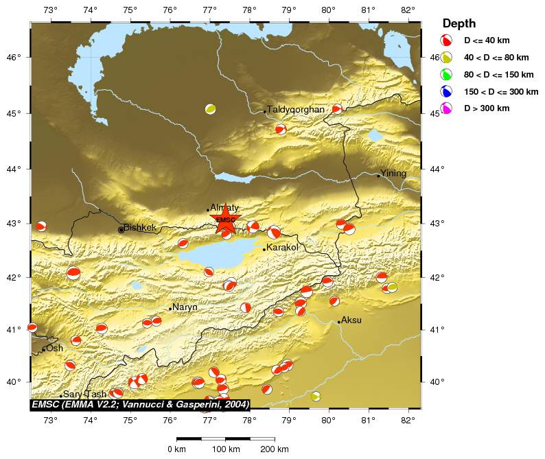 Regional moment Tensor