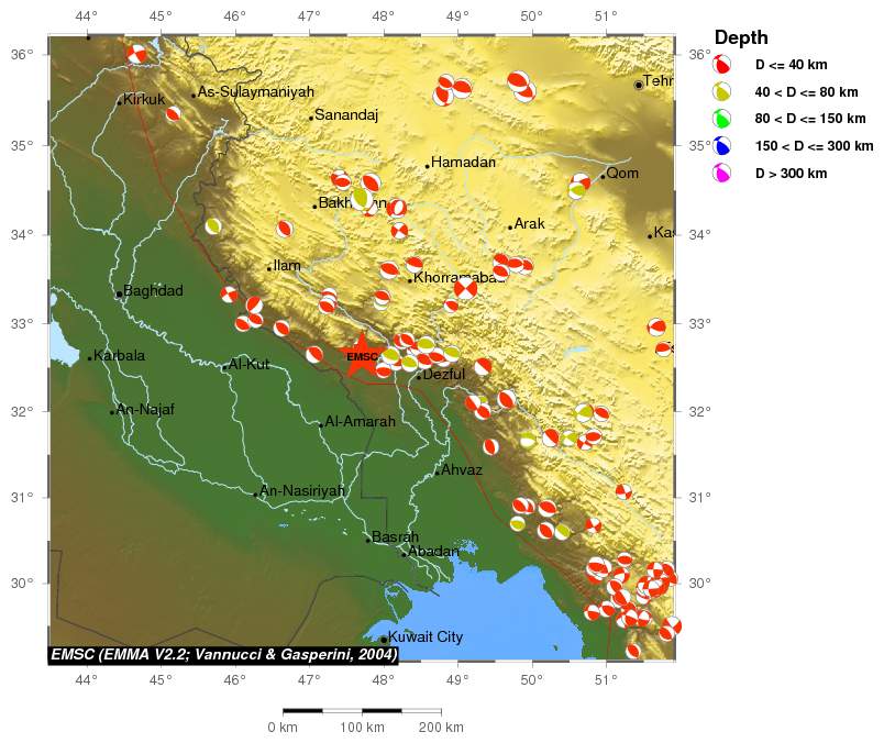 Regional moment Tensor