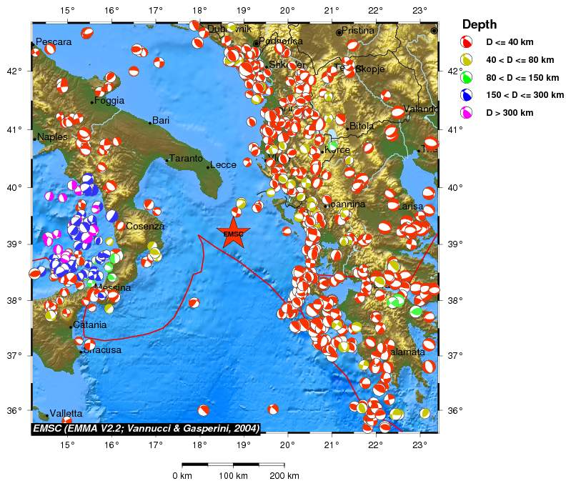Regional moment Tensor