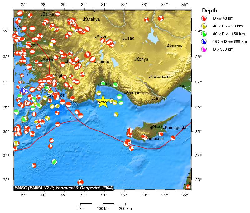 Regional moment Tensor
