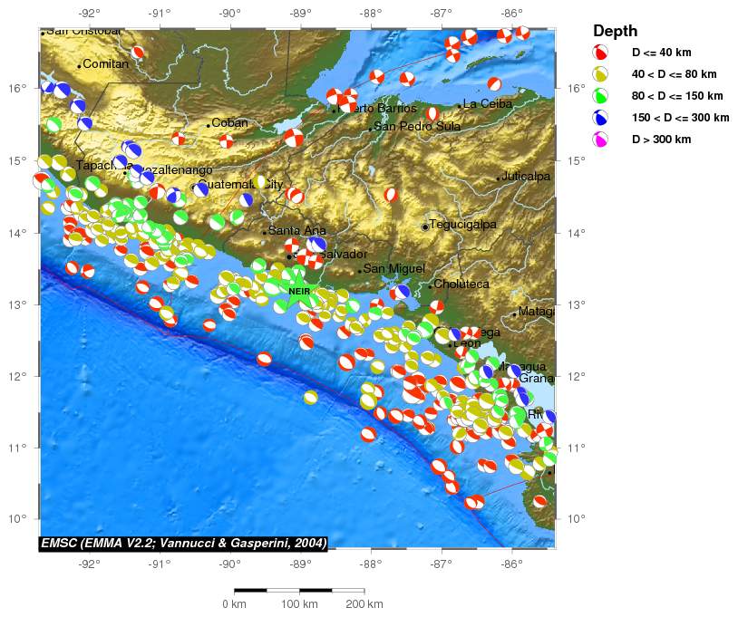 Regional moment Tensor