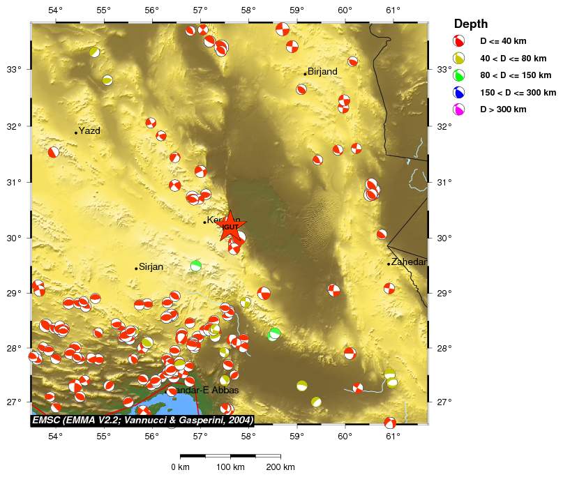 Regional moment Tensor