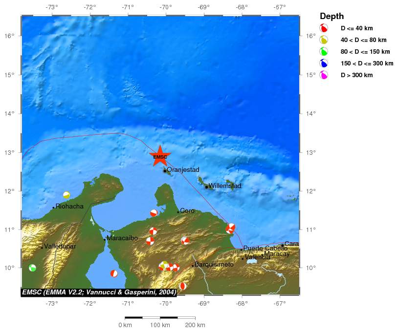 Regional moment Tensor