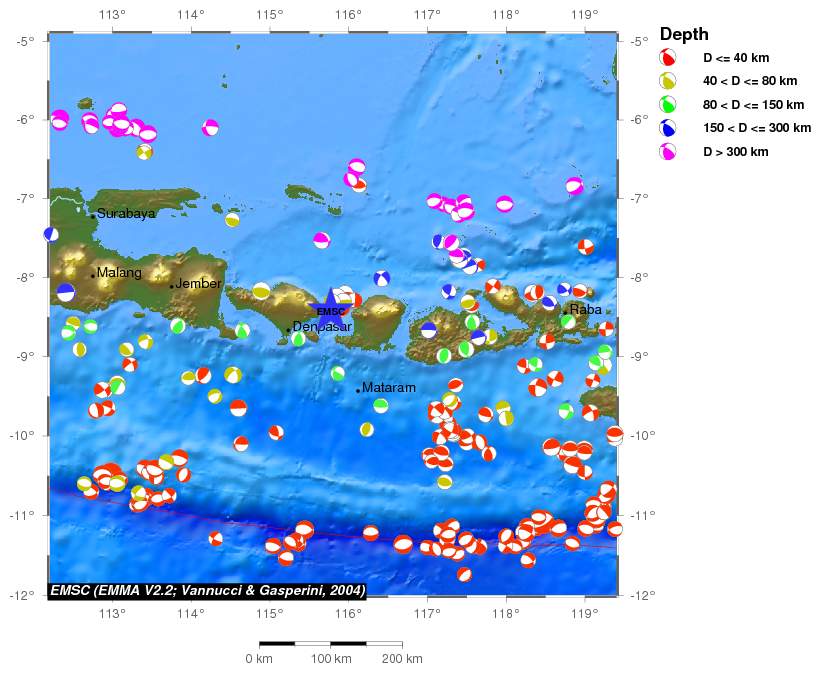 Regional moment Tensor