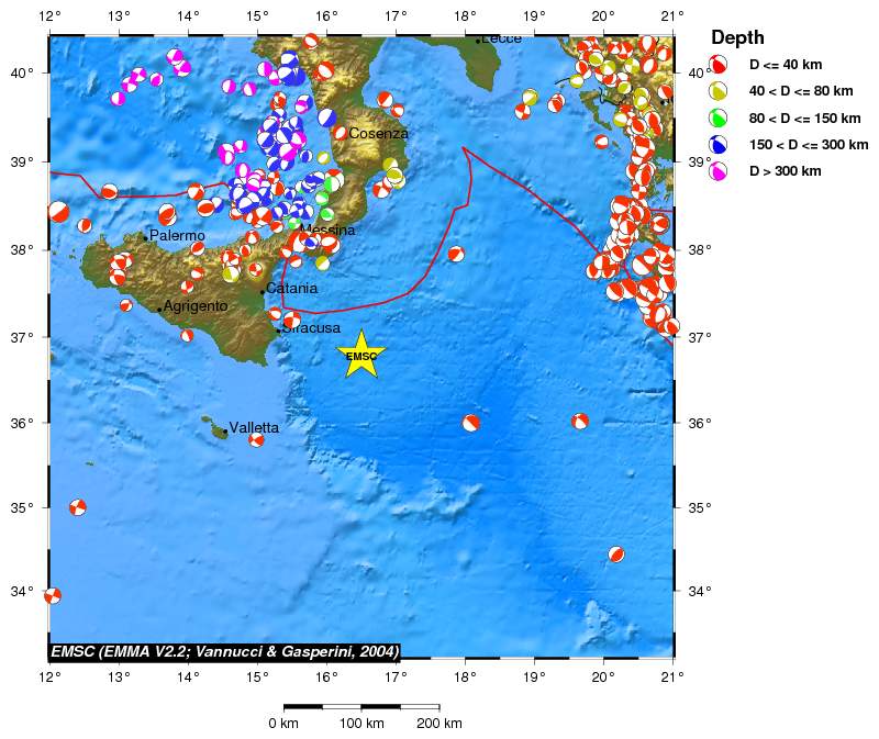 Regional moment Tensor