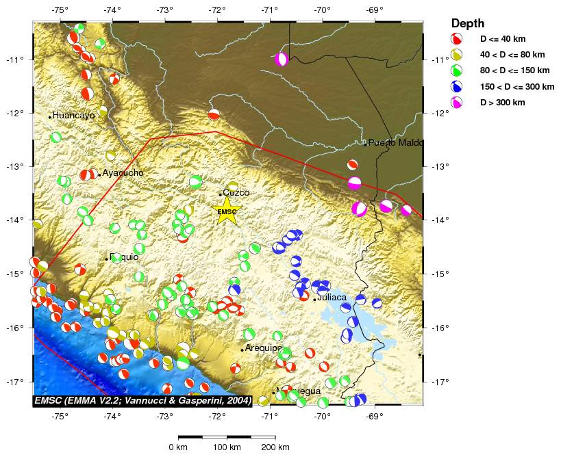 Regional moment Tensor