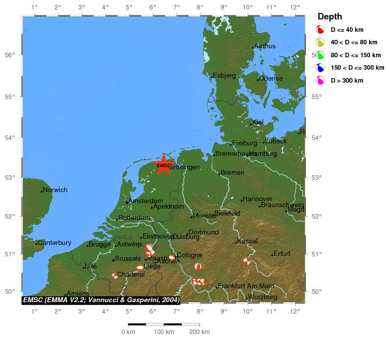Regional moment Tensor