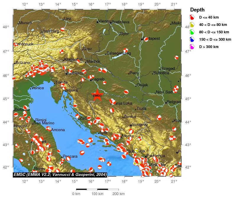 Regional moment Tensor