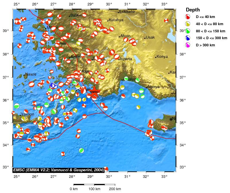 Regional moment Tensor