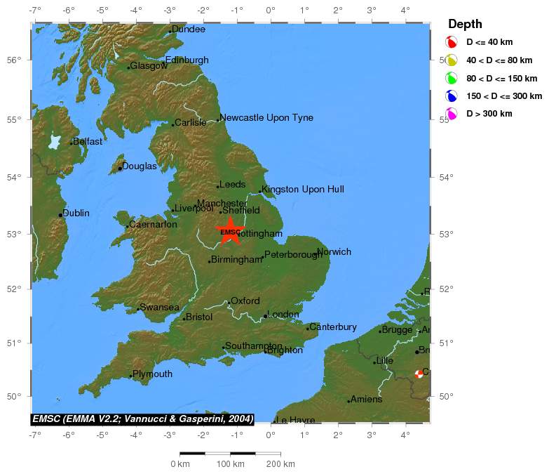 Regional moment Tensor