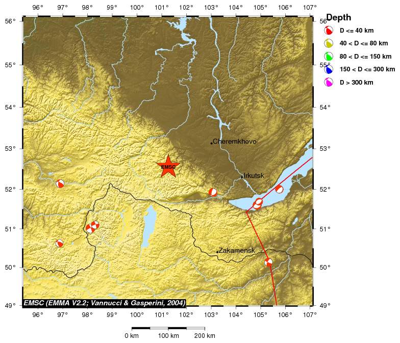 Regional moment Tensor