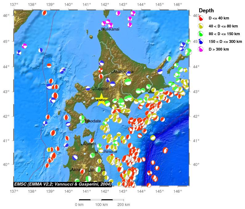 Regional moment Tensor