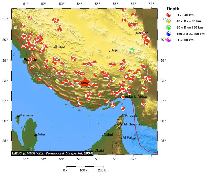 Regional moment Tensor