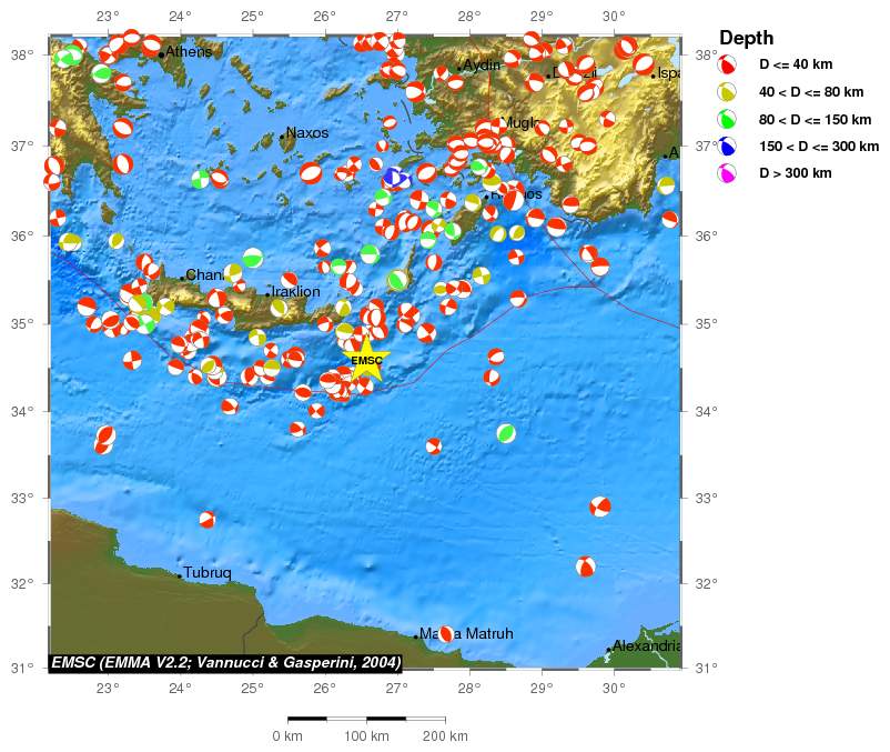 Regional moment Tensor