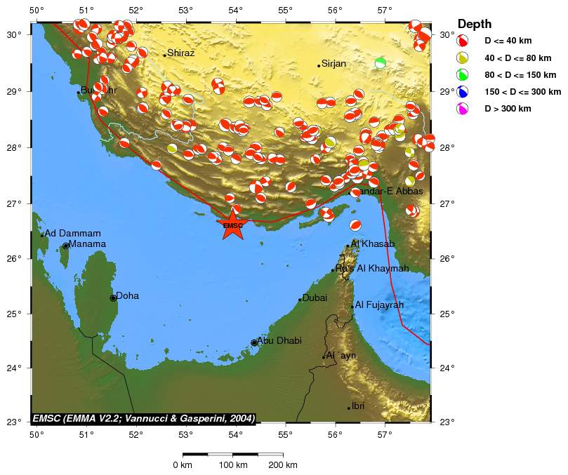 Regional moment Tensor
