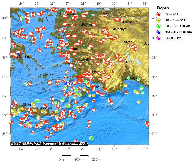 Regional moment Tensor