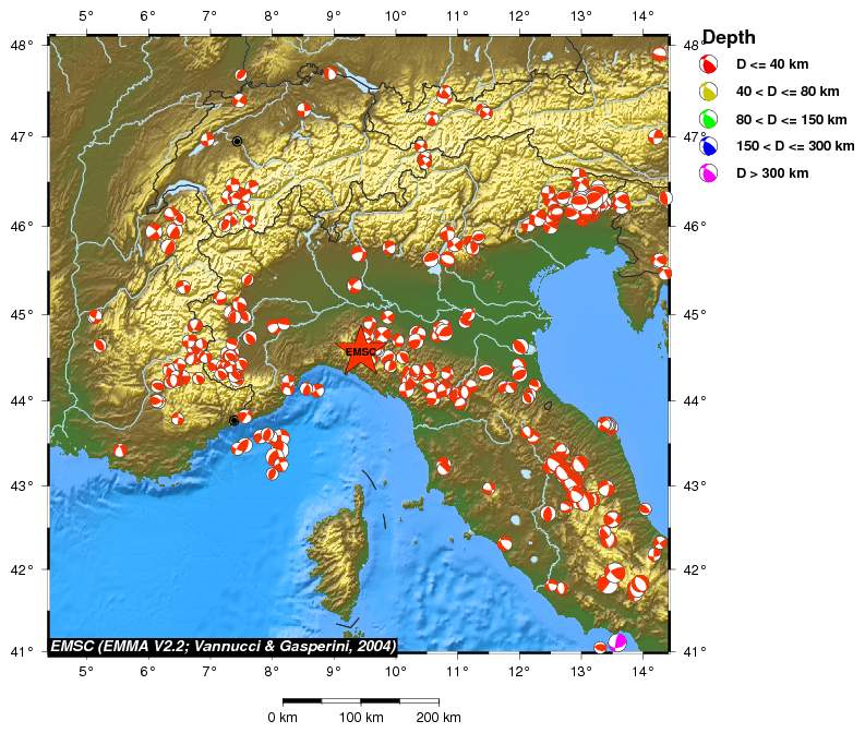 Regional moment Tensor