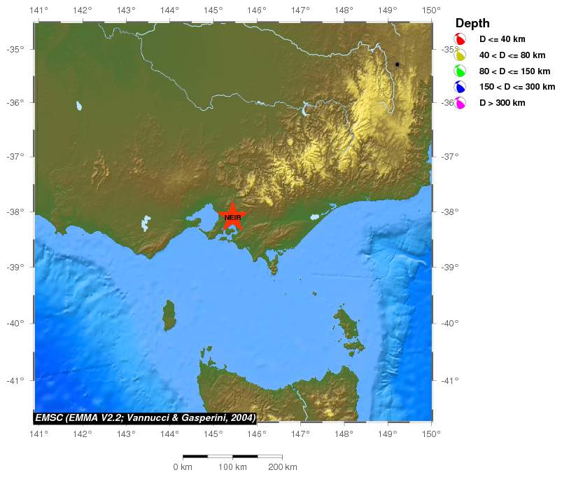Regional moment Tensor