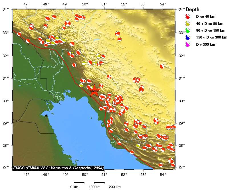 Regional moment Tensor