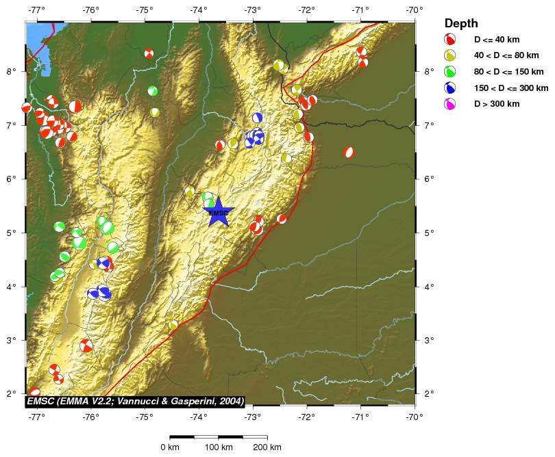 Regional moment Tensor