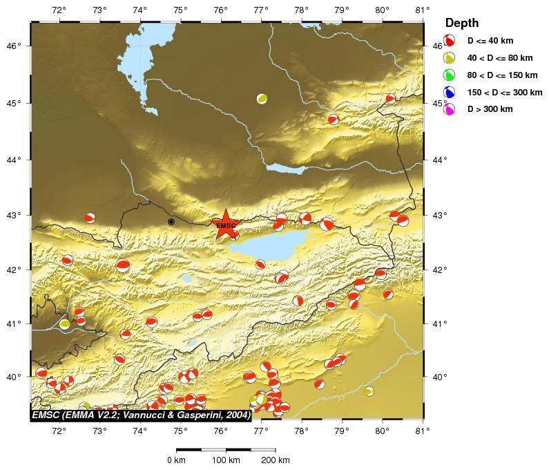 Regional moment Tensor