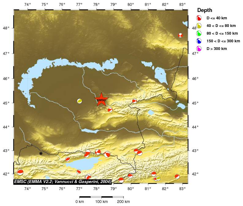Regional moment Tensor
