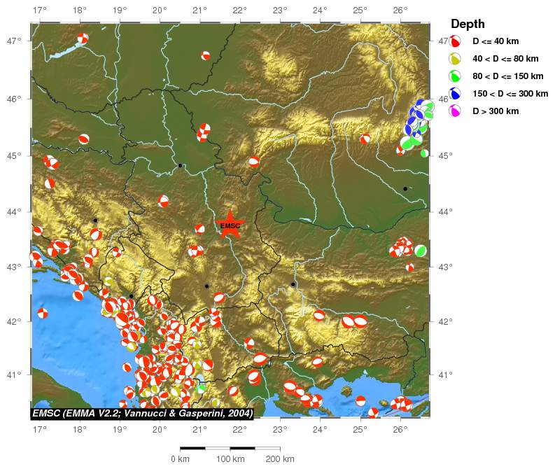 Regional moment Tensor