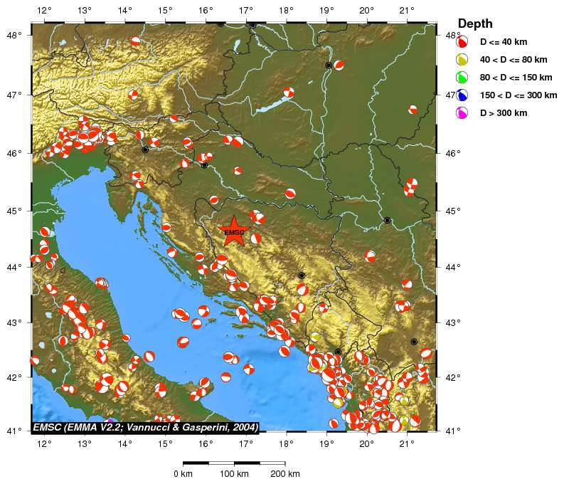 Regional moment Tensor