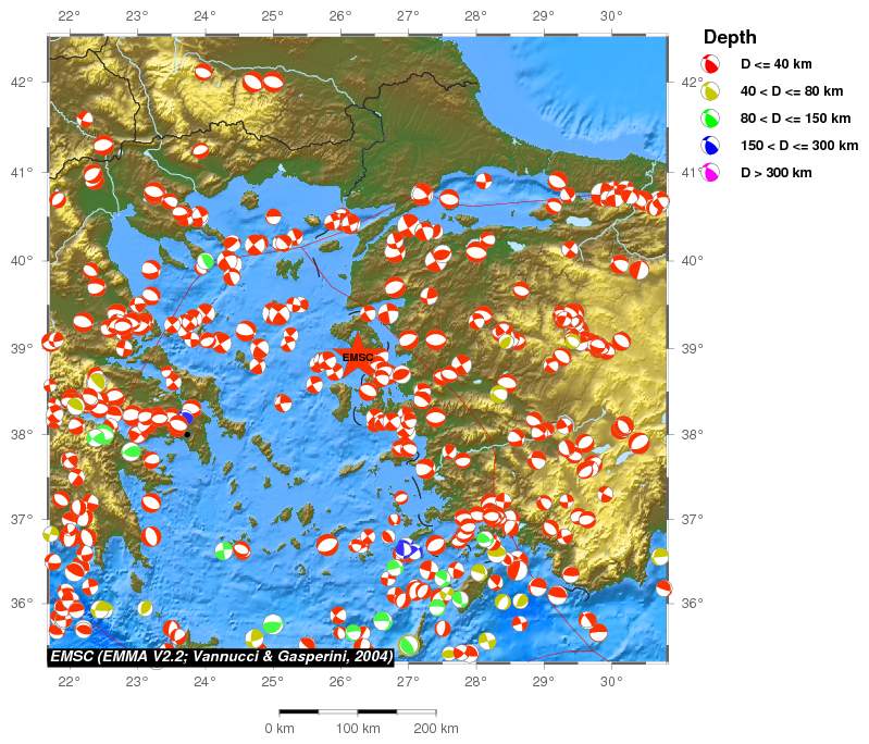 Regional moment Tensor