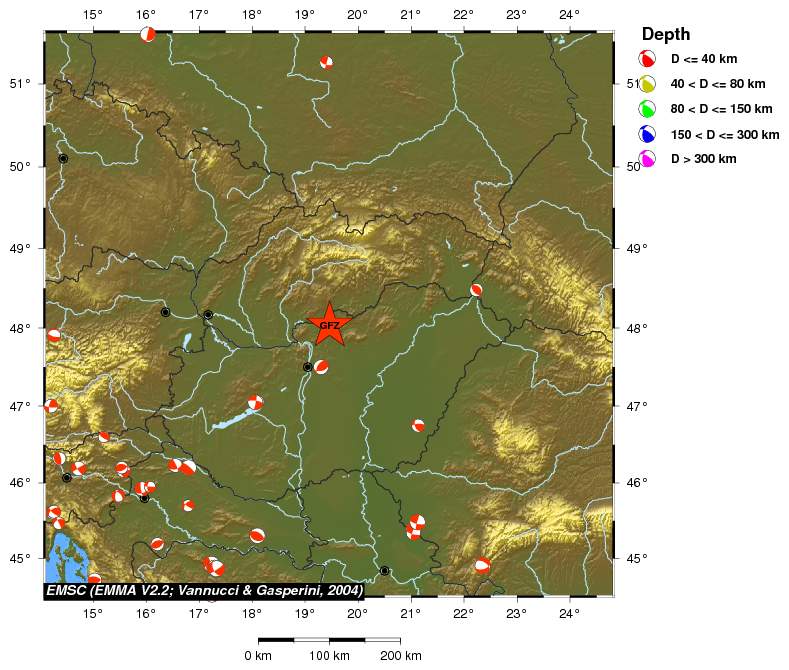 Regional moment Tensor
