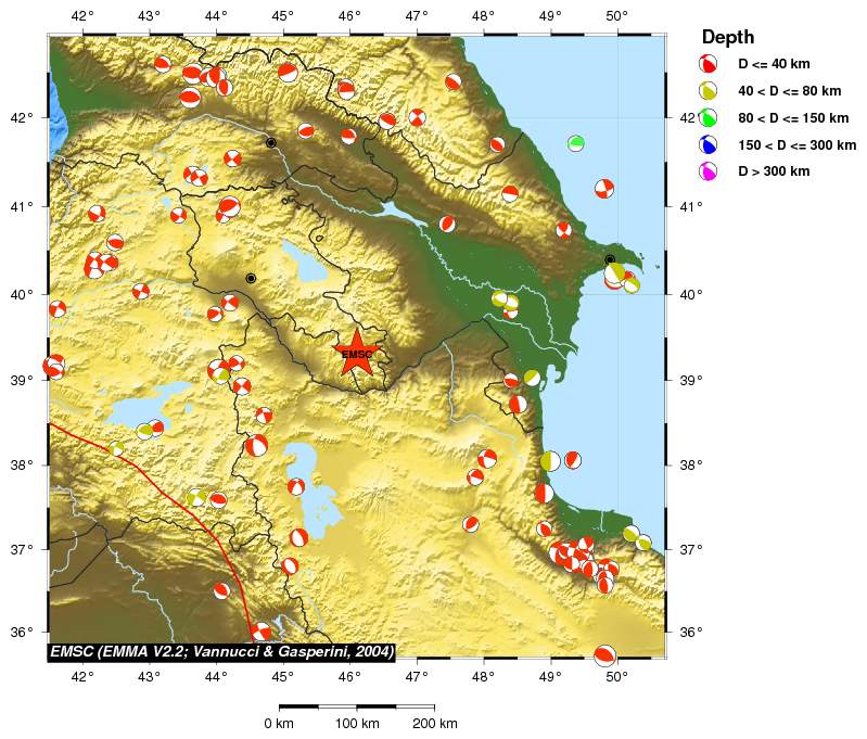 Regional moment Tensor