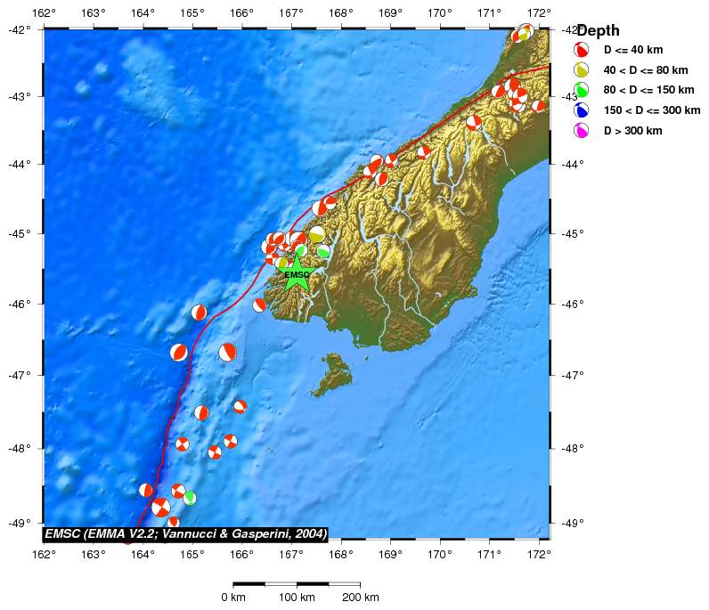 Regional moment Tensor