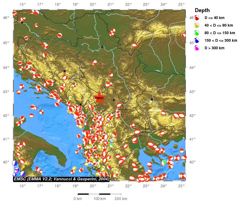 Regional moment Tensor