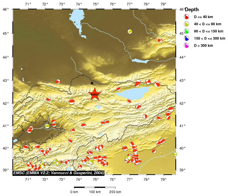 Regional moment Tensor