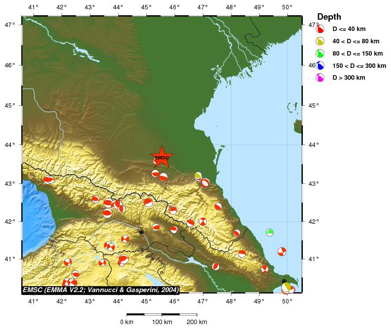 Regional moment Tensor