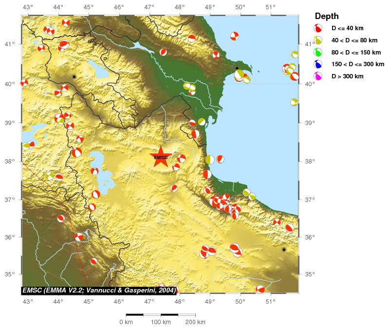 Regional moment Tensor