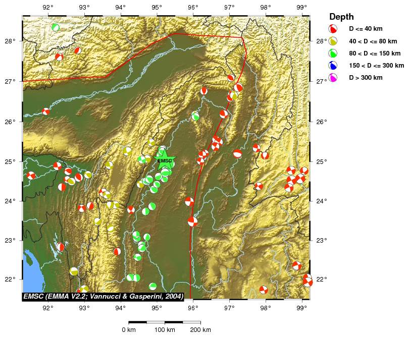 Regional moment Tensor