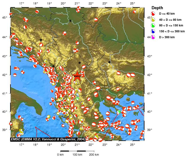 Regional moment Tensor