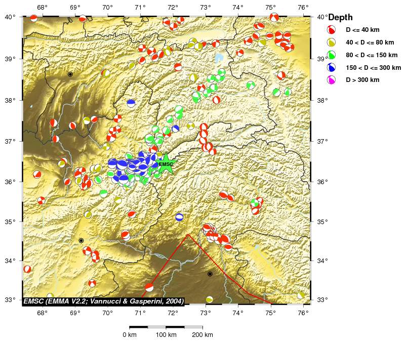 Regional moment Tensor