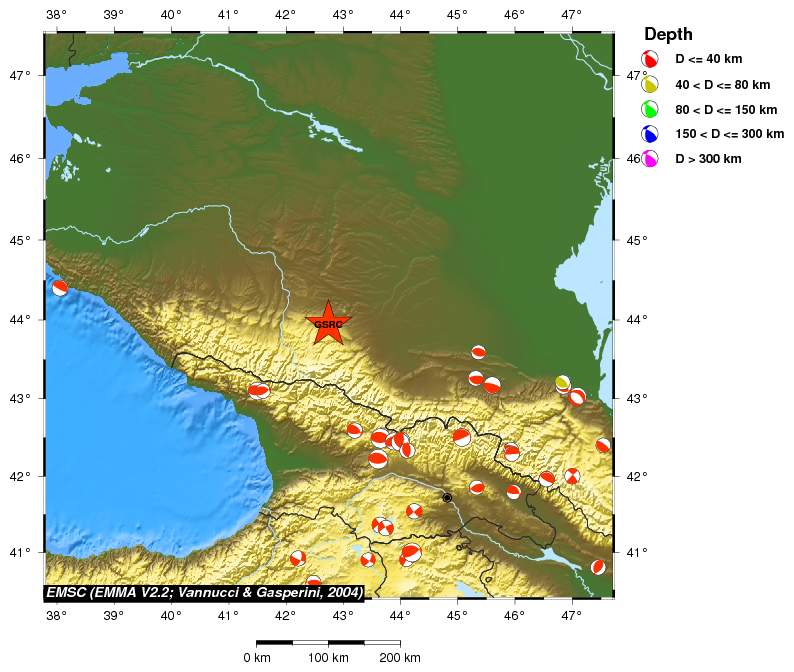 Regional moment Tensor