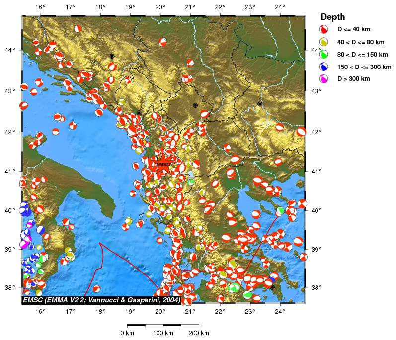 Regional moment Tensor