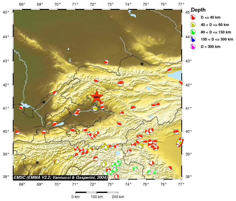 Regional moment Tensor