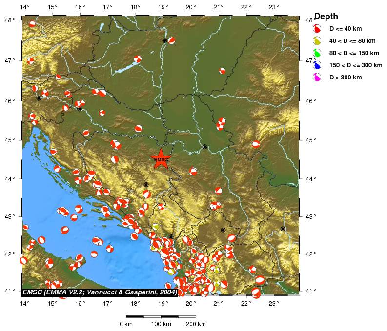 Regional moment Tensor