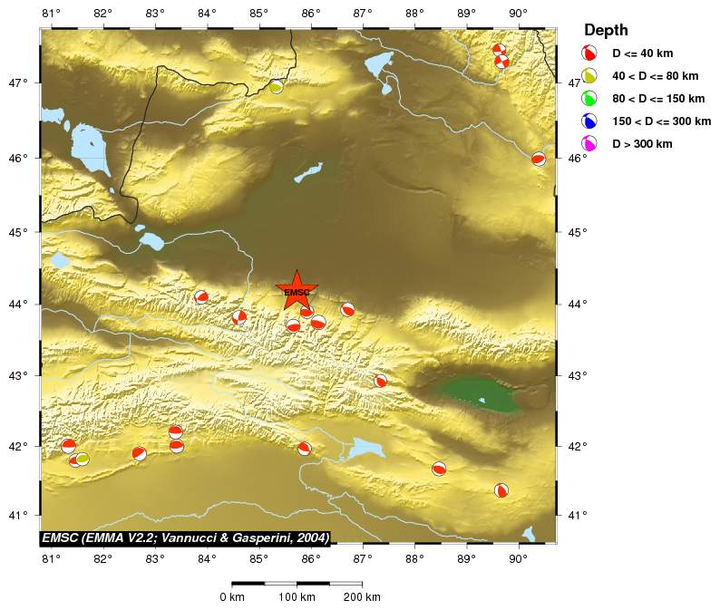 Regional moment Tensor