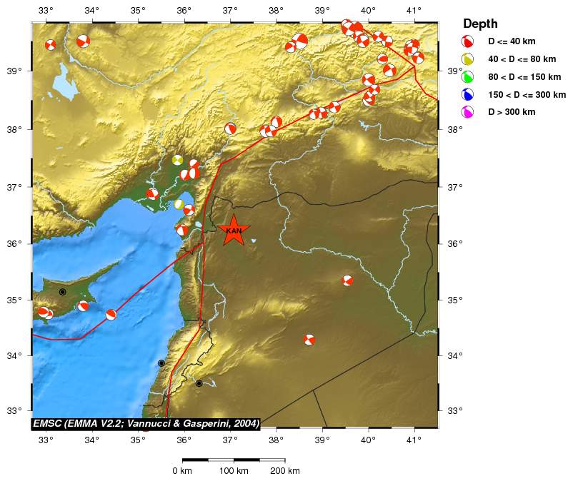Regional moment Tensor