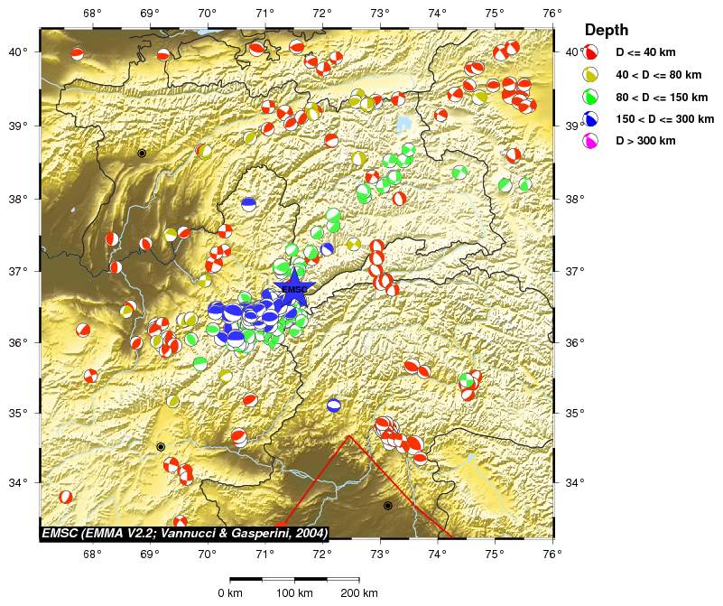 Regional moment Tensor